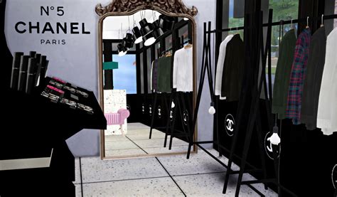 the sims 4 chanel shop|sims 4 Chanel cc set.